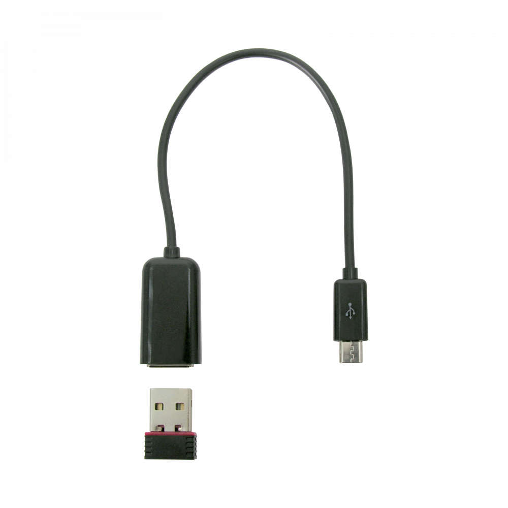 OTG USB micro USB and WiFi adapter kit T.0X Streamers WiFi control