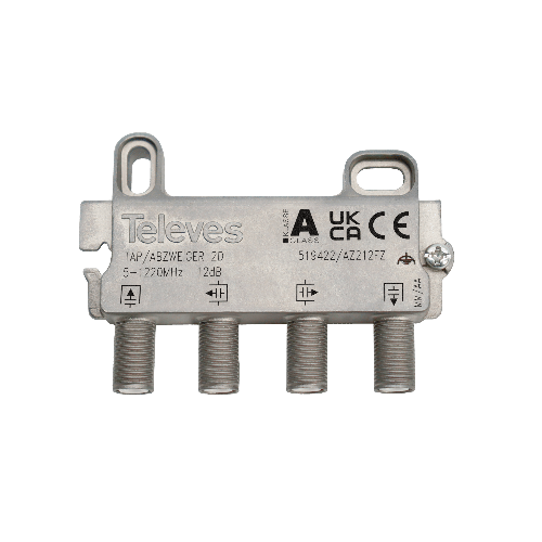 Derivador F 2D 5...1220MHz 12dB (DOCSIS 3.1)