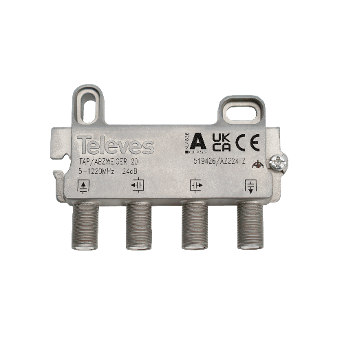 Derivador F 2D 5...1220MHz 24dB (DOCSIS 3.1)