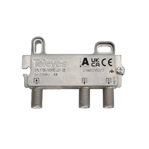 Répartiteur F 2D 5...1220MHz 4dB (DOCSIS 3.1)