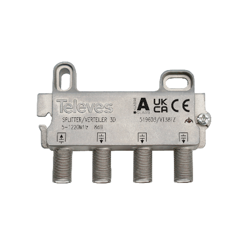 Répartiteur F 3D 5...1220MHz 8dB (DOCSIS 3.1)