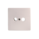 White Faceplate 2 connectors: TV-R