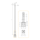 Columna de fibra de vidrio para CIES y AtmosLED